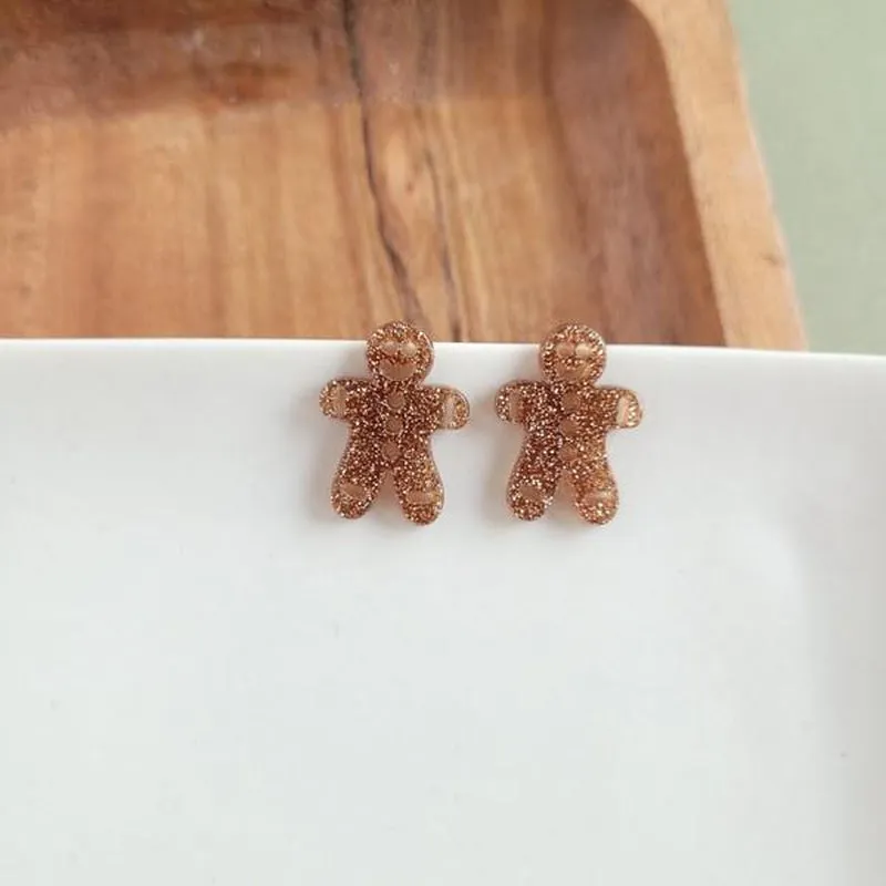 Spiffy & Splendid Gingerbread Man Stud