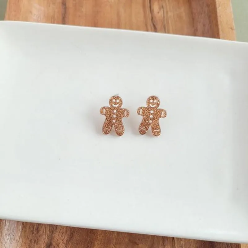 Spiffy & Splendid Gingerbread Man Stud