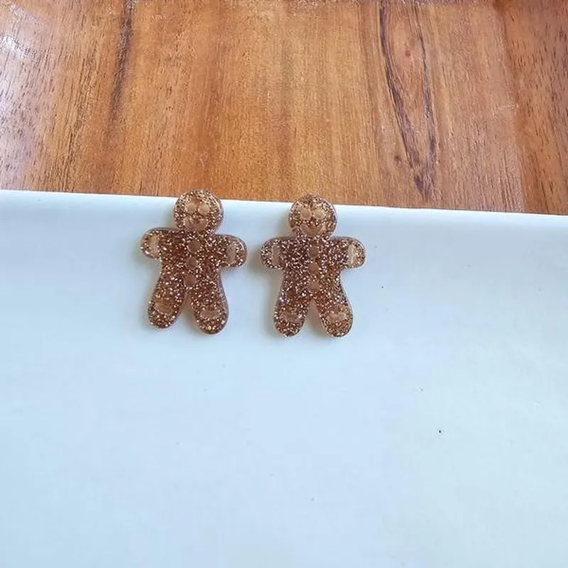 Spiffy & Splendid Gingerbread Man Stud