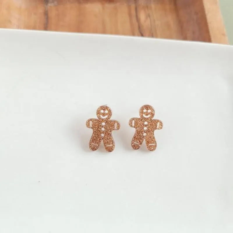 Spiffy & Splendid Gingerbread Man Stud