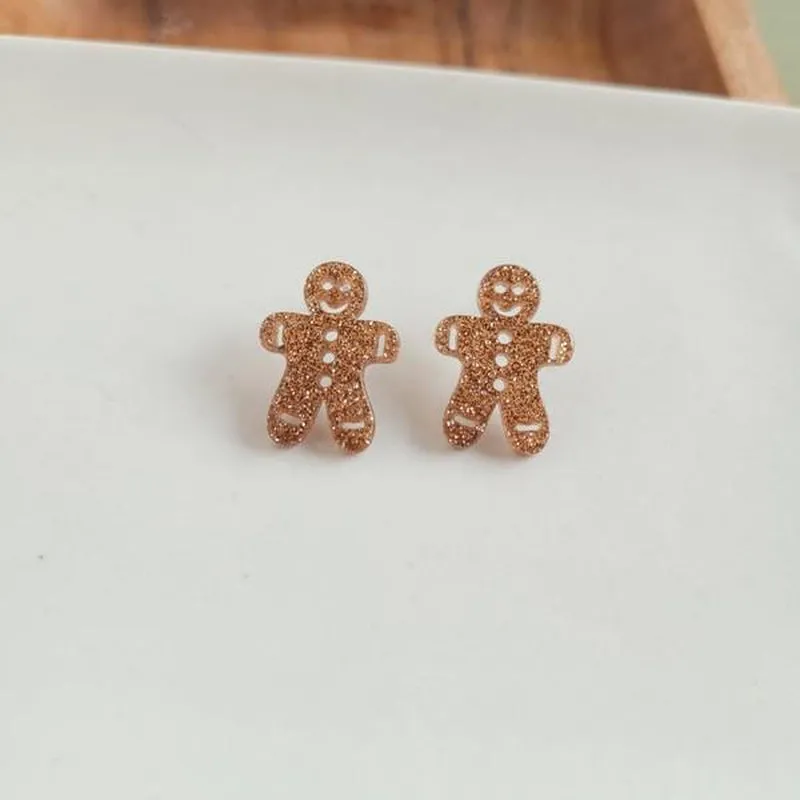 Spiffy & Splendid Gingerbread Man Stud
