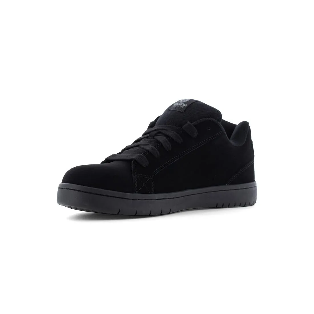 Stone Op Art Composite-Toe Work Shoe Black Grey