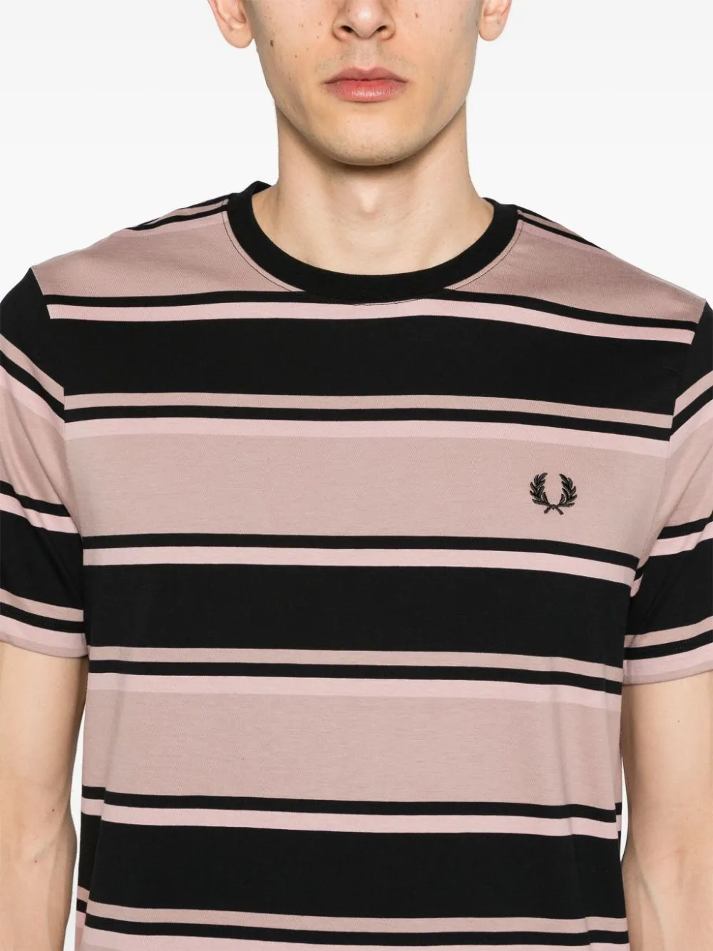 striped cotton T-shirt