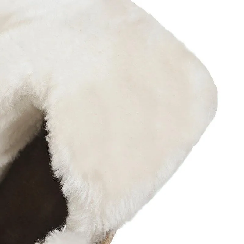 Suede High Chunky Heel Ankle Boots