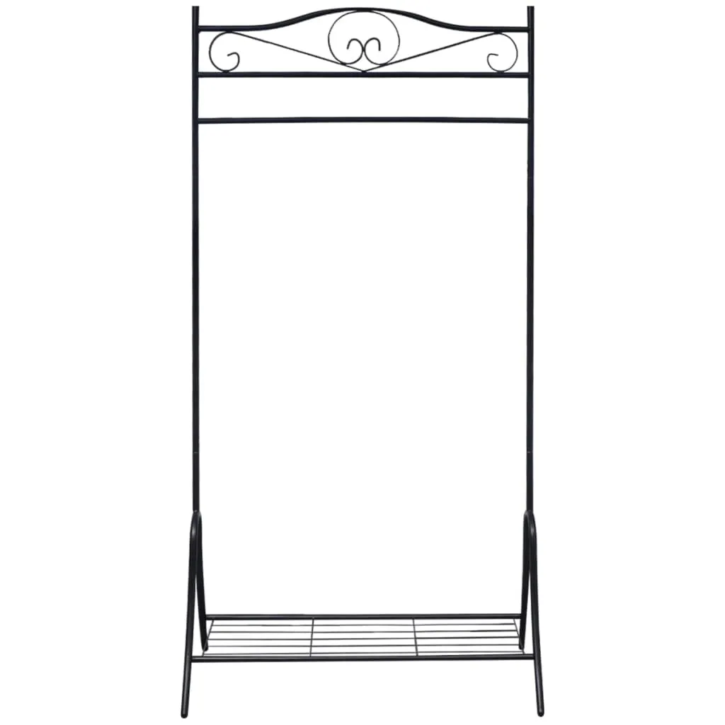 vidaXL Clothing Rack Black Steel