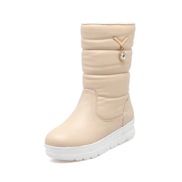 Winter Platform Casual Warm Fur Plush Snow Boots